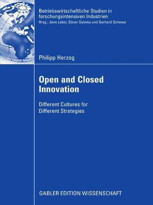 cover image of Open and Closed Innovation
